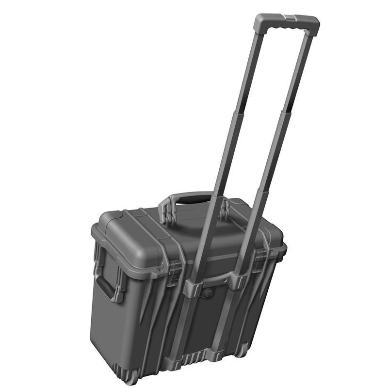 PELI M1440 rolling case, black, including pluck foam