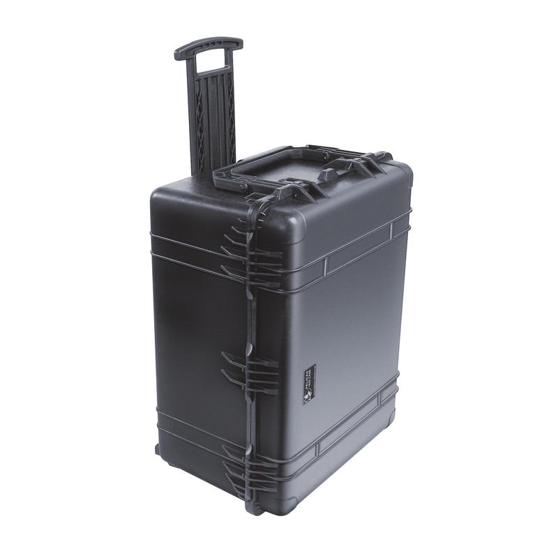 PELI M1630 rolling case, black, including pluck foam