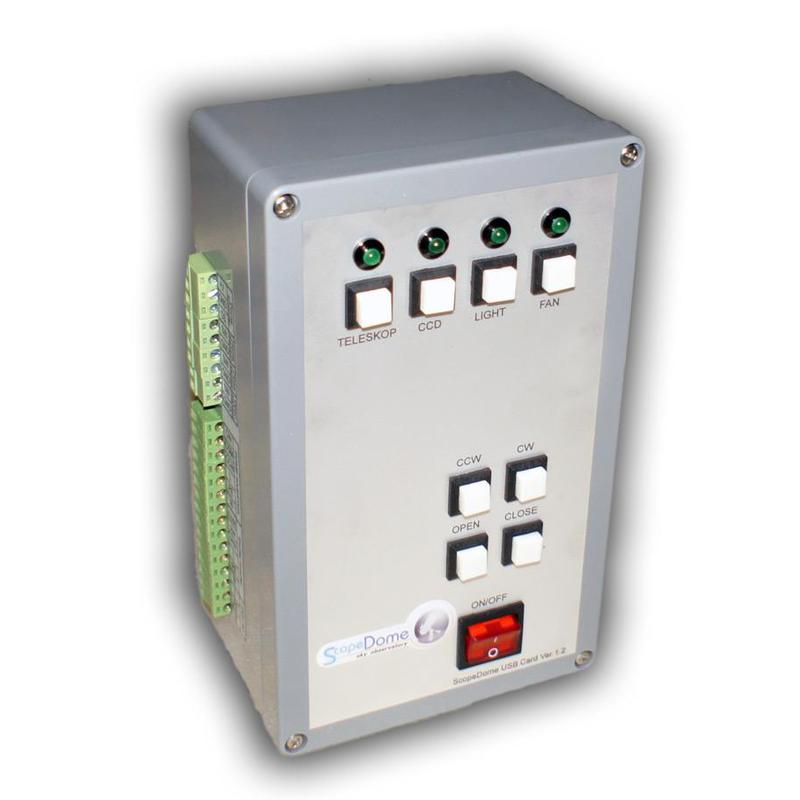 Omegon observatory dome control unit, v1.2