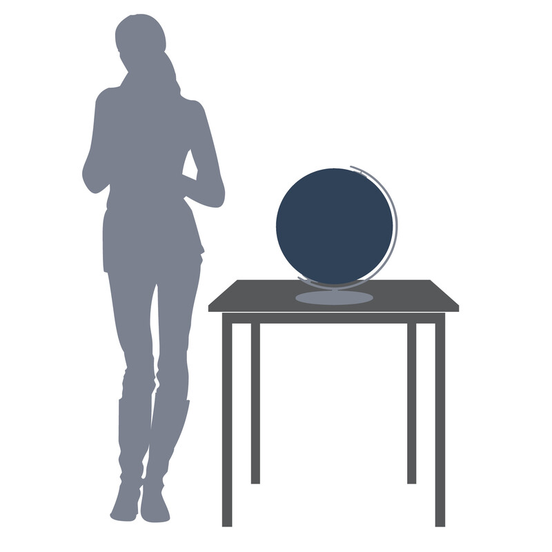 Columbus Globe Royal 40cm smooth leather camel