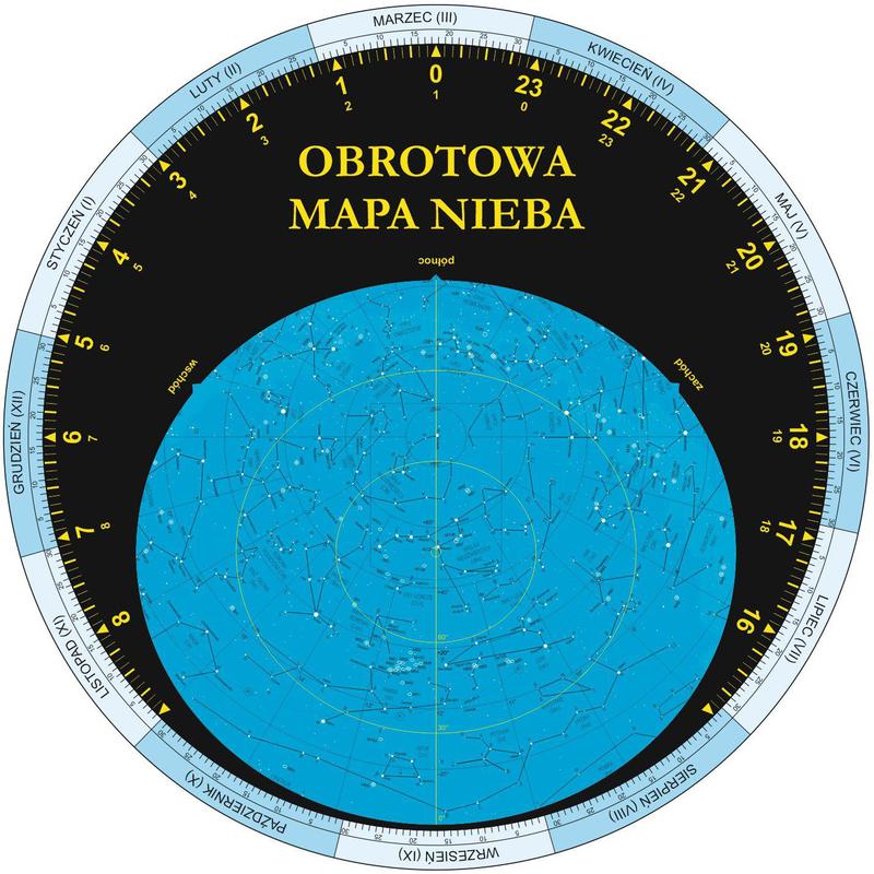 AstroCD Star chart Obrotowa mapa nieba