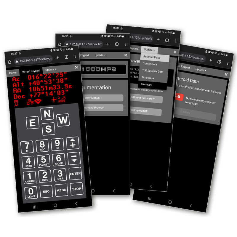 10Micron Mount GM 2000 HPS II Combi GoTo ColdTemp