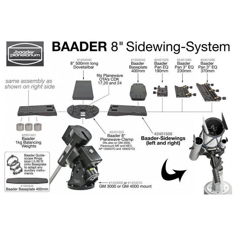 Baader Planewave-Clamp 8"