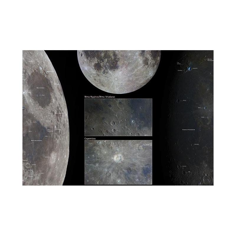 Oculum Verlag Poster Der Mond (poster in German)