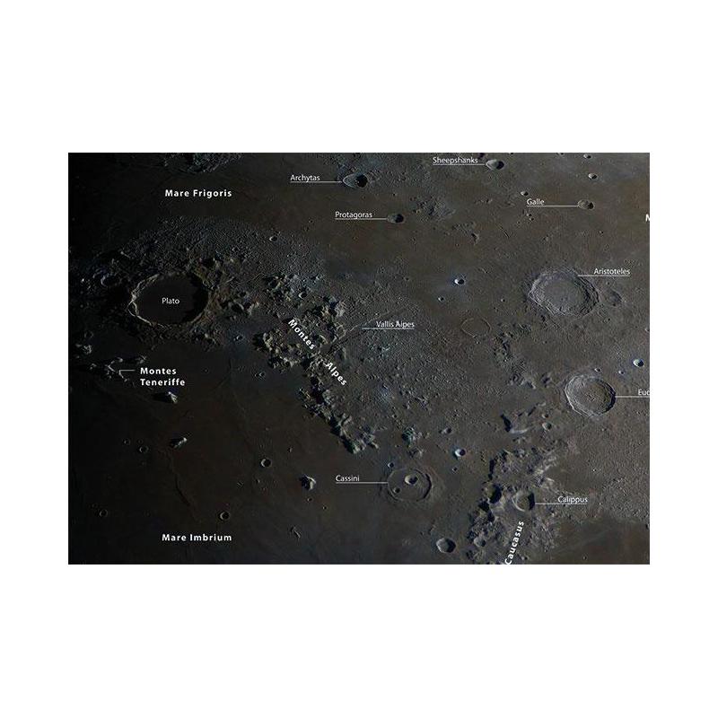 Oculum Verlag Poster Der Mond (poster in German)