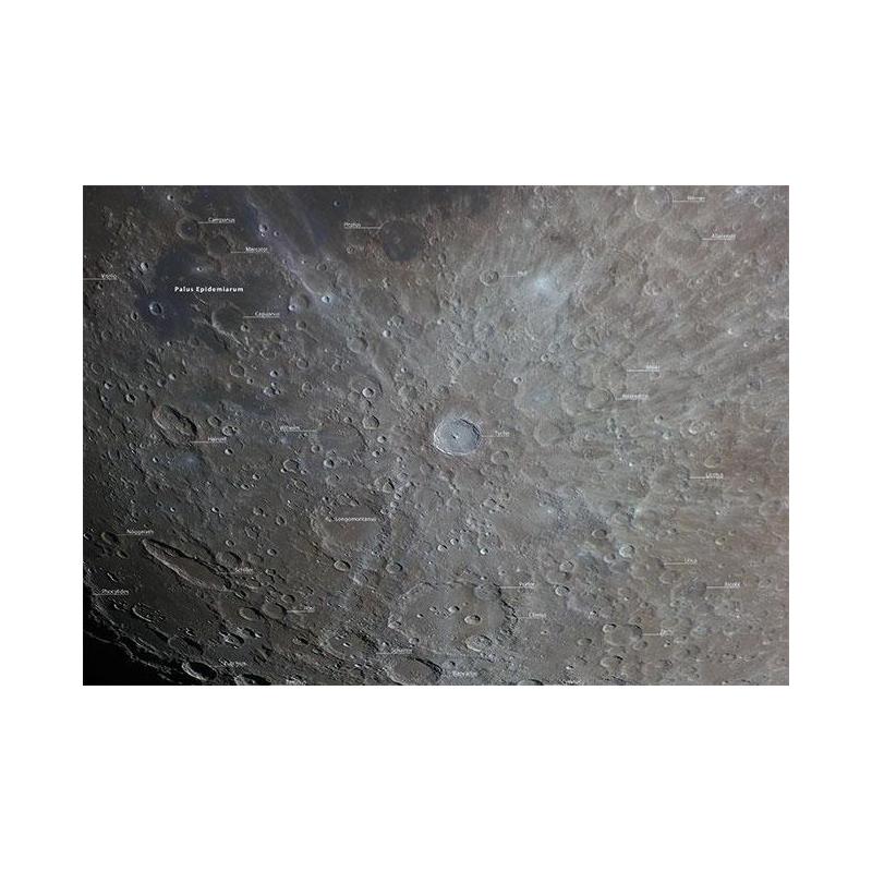 Oculum Verlag Poster Der Mond (poster in German)