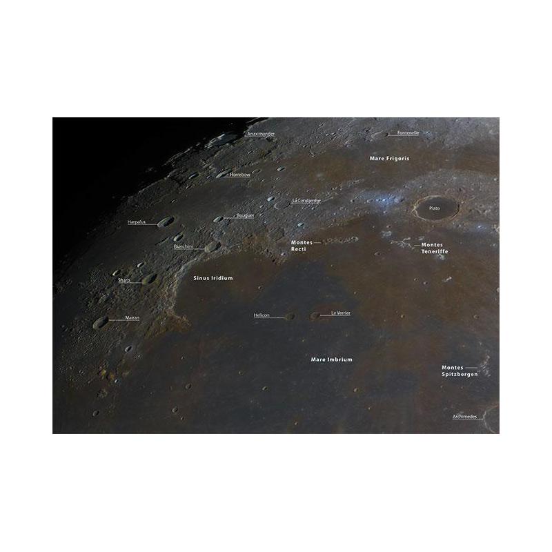 Oculum Verlag Poster Der Mond (poster in German)