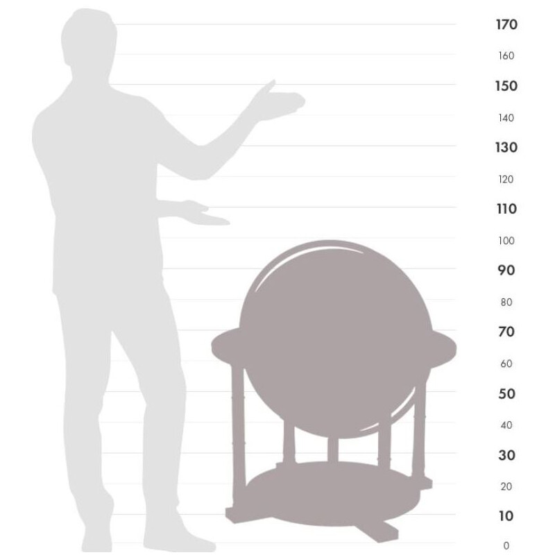 Zoffoli living Floor globe Aries 60cm