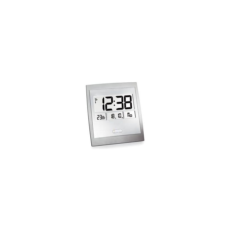 Oregon Scientific Wireless weather station JM 889N-S XXL radio-controlled wall clock, silver