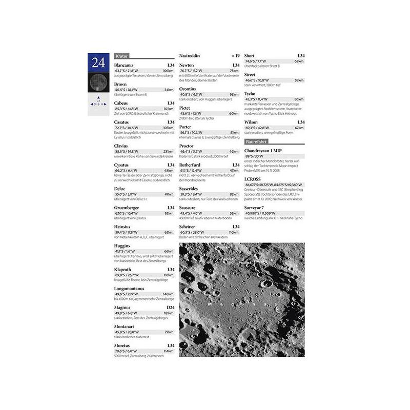 Oculum Verlag Occulum Publishing Book - Travel atlas of the Moon (in German)