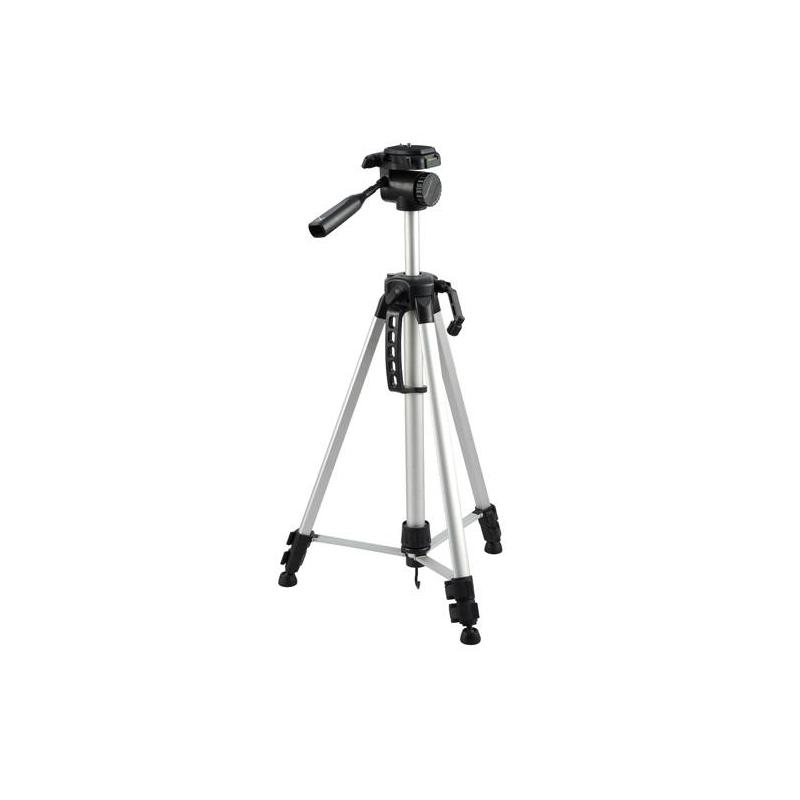 Omegon aluminium tripod with tilt head, silver