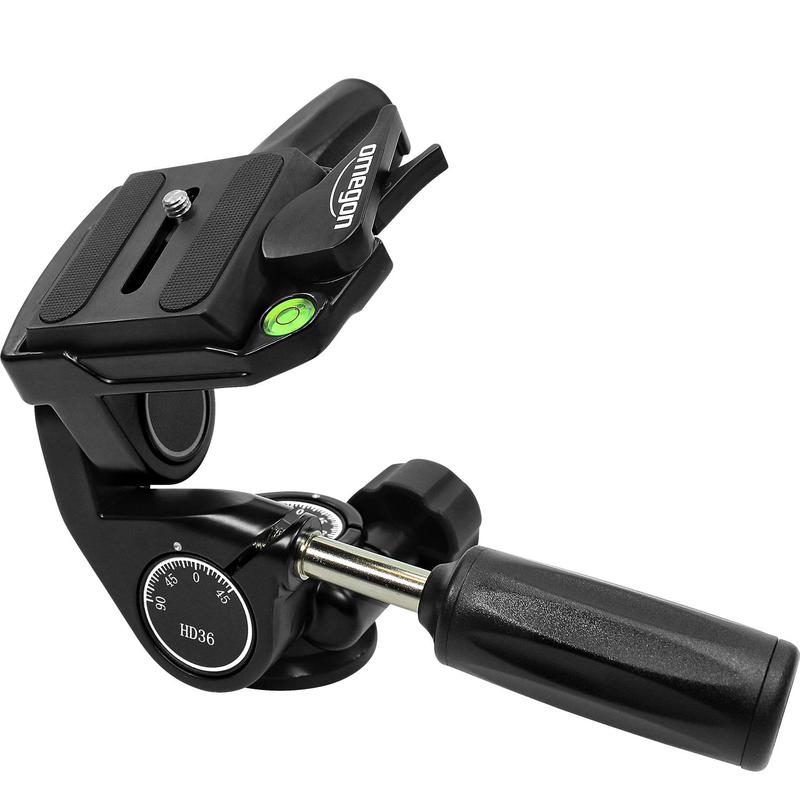 Omegon 3-way-panheads 3-way-panhead Pro tripod head PD36