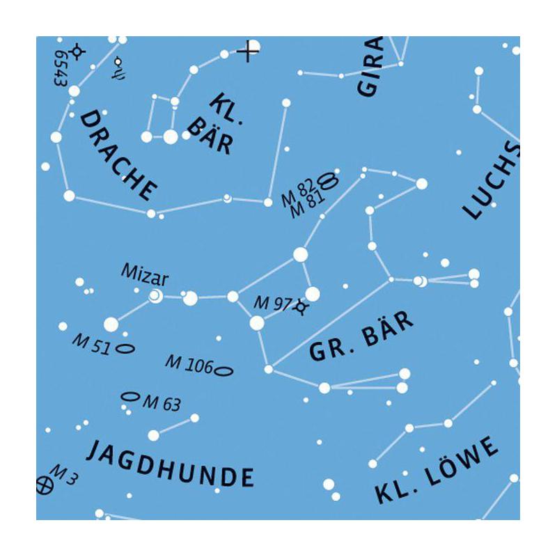 Kosmos Verlag Star chart Planisphere