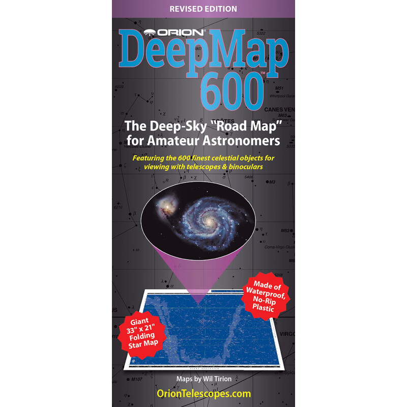 Orion Poster Deep Map 600, folding star chart