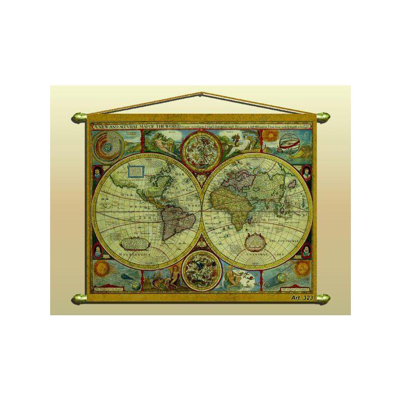 Zoffoli living Antique map (reproduction) No. 323/2