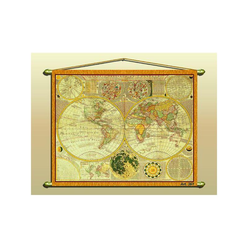 Zoffoli living Antique map (reproduction) No. 361/2