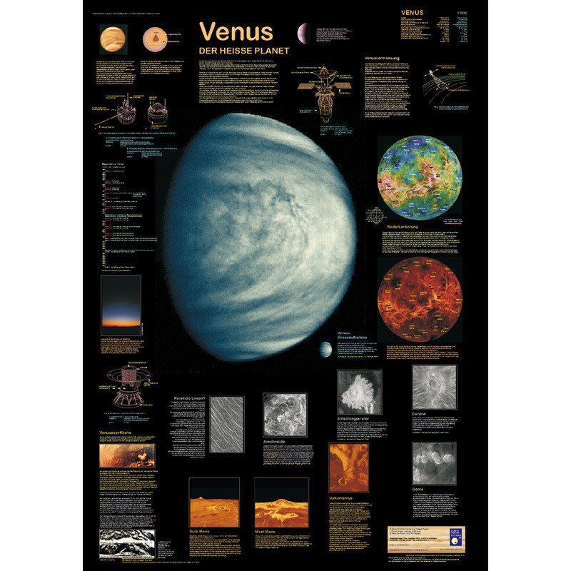 Blikkenslager Galaxy bunke Planet Poster Editions Poster Venus