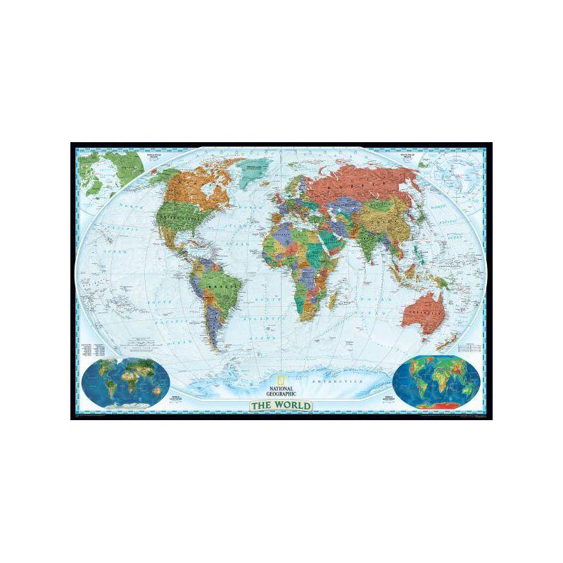 National Geographic Decorative map of the world