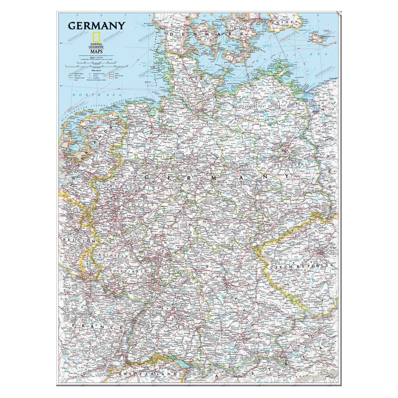 National Geographic Germany map