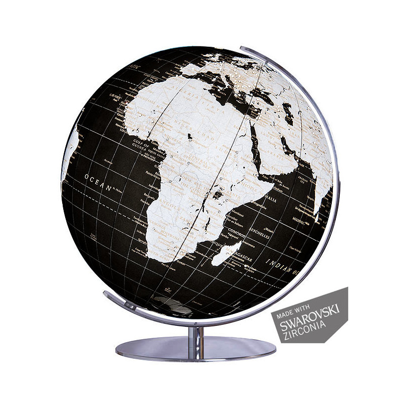 Columbus 731485 Swarovski zirconia onyx globe