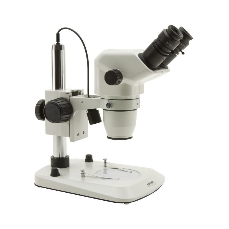 Optika SZN-3 stereo microscope, binocular, zoom, 7X-45X, LED