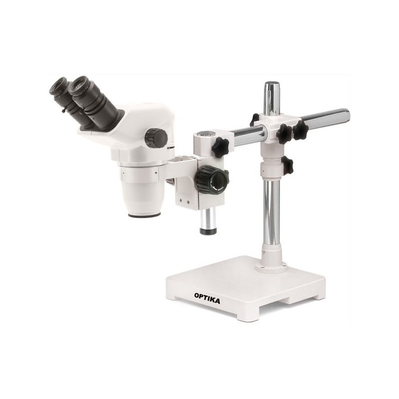 Optika SZN-7 achromatic binocular microscope, with overhanging stand