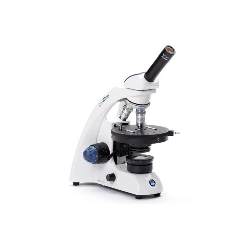 Euromex Microscope BioBlue BB.4240-P, POL, mono, DIN, 40x-600x, 10x/18, HAL, 20W