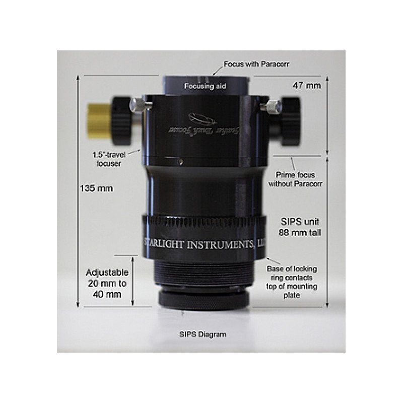 Starlight Instruments Focuser Paracorr SIPS coma corrector system