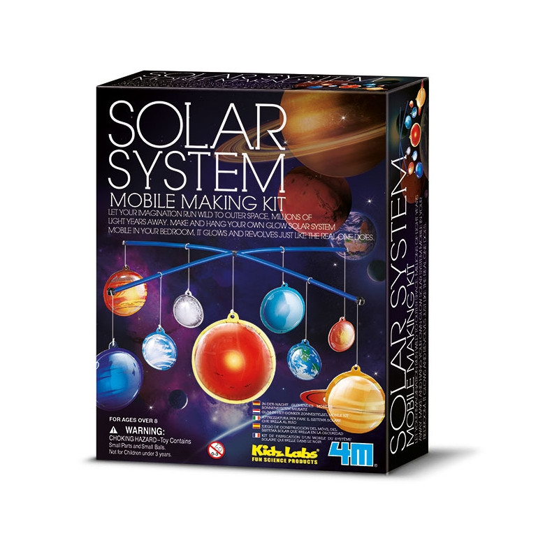 HCM Kinzel Planetarium Glow Solar System Mobile Making Kit