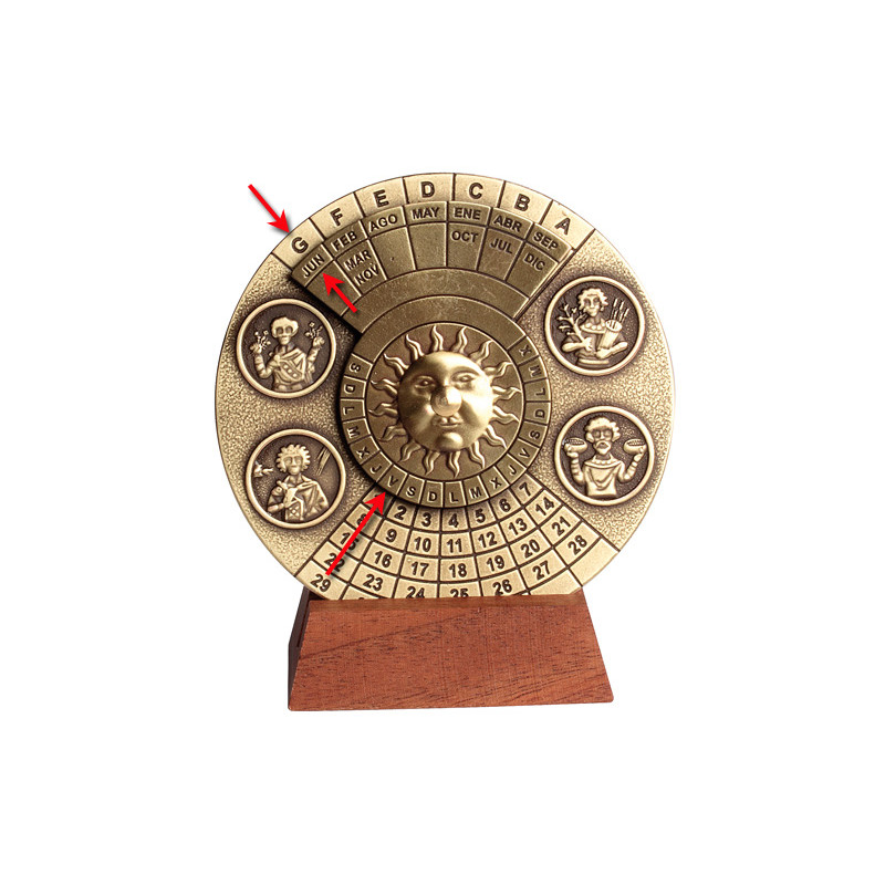 Hemisferium Disc perpetual calendar