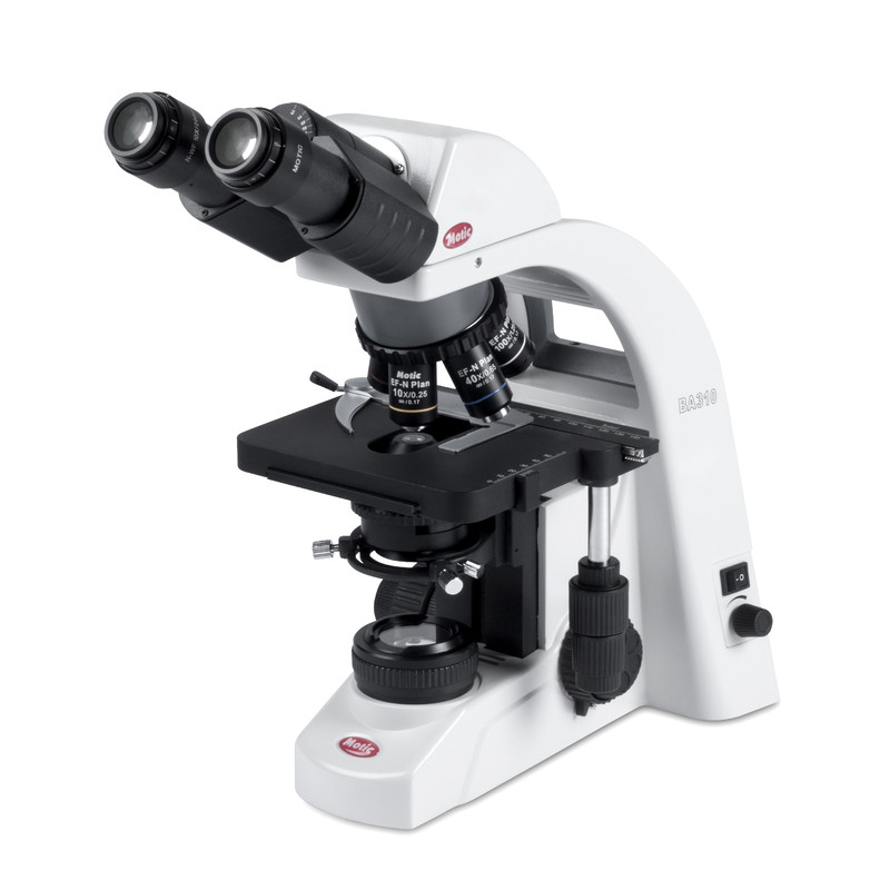 Motic Microscope BA310  PH, bino, infinity, EC-plan, achro, 40x-1000x, LED 3W