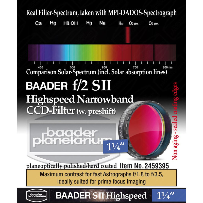 Baader Filters SII Highspeed f/2 1.25"