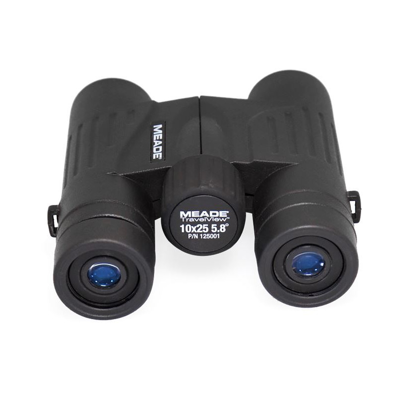 Meade Instruments TravelView Binocolo 7×50 – Prisma Porro, Rivestito, Corpo In Gomma Antiscivolo, Custodia Imbottita E Tracolla Inclusi