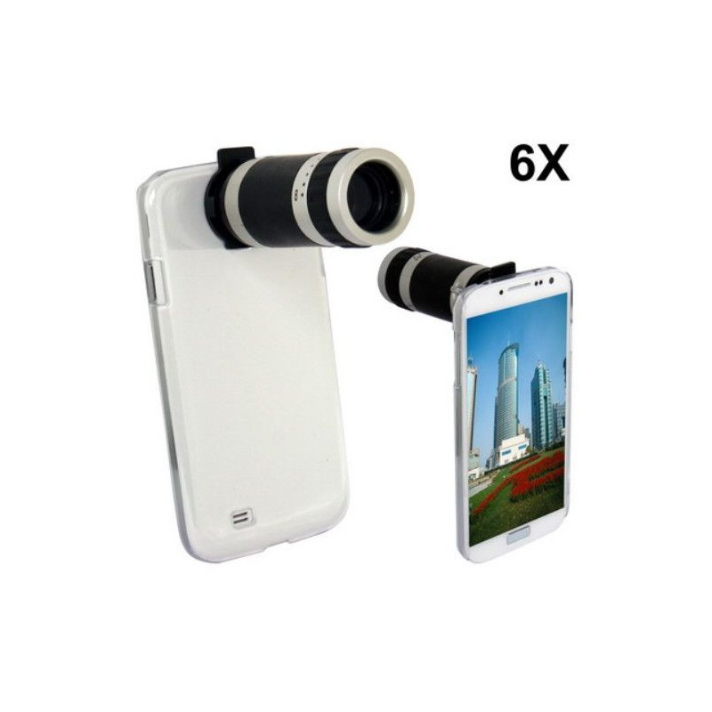 Telephoto lens attachment for Samsung Galaxy S4