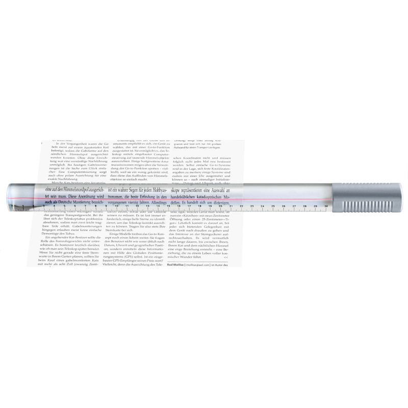 Magnifying glass Optus ruler with magnifier