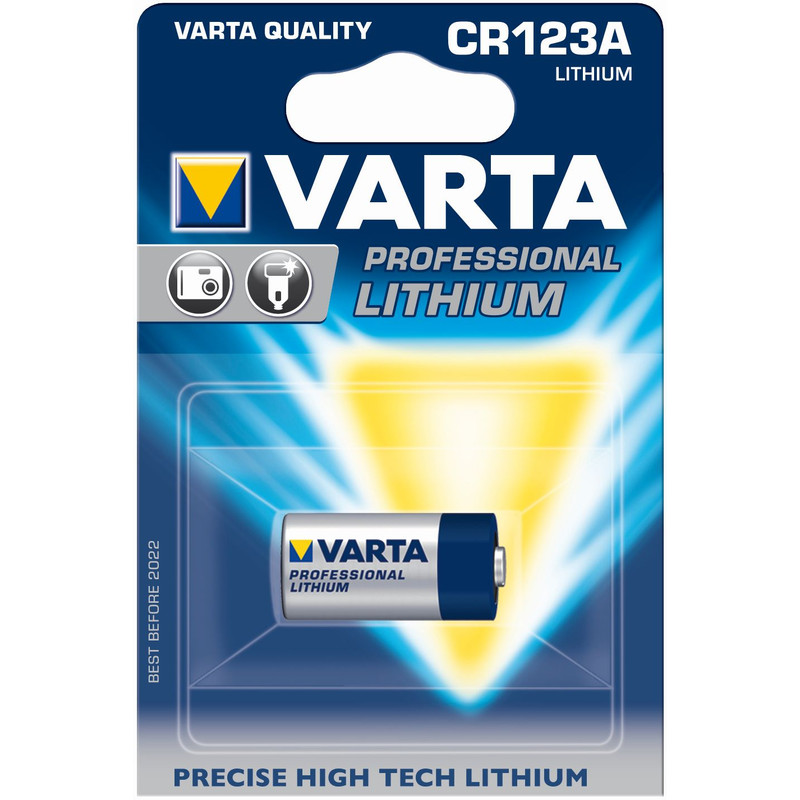 Pile CR123 Lithium 3V lot de 10 piles CR123 Varta batterie CR123A