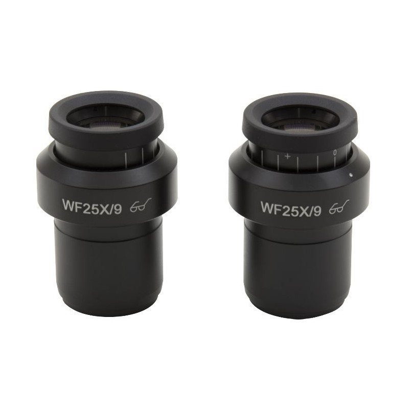 Optika ST-144 WF25X / 9mm eyepieces (pair) for Modular Series SZN microscope heads