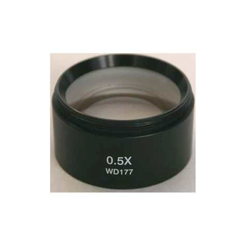 Optika Objective Lenses ST-103 Auxiliary Lens, 0.5x 8 (w.d. 177mm) for SZN Series Heads