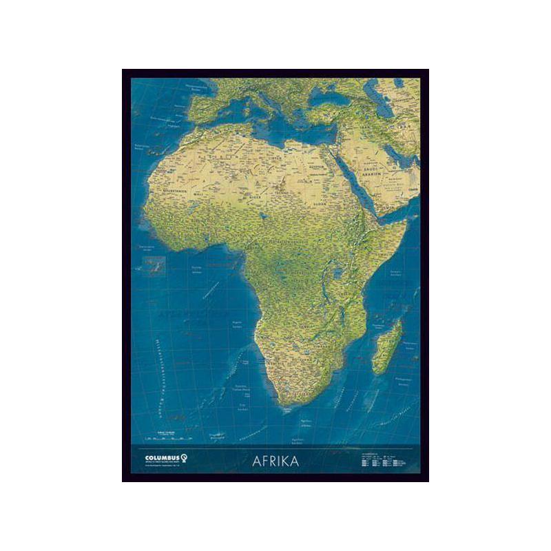 Columbus Continent map Africa