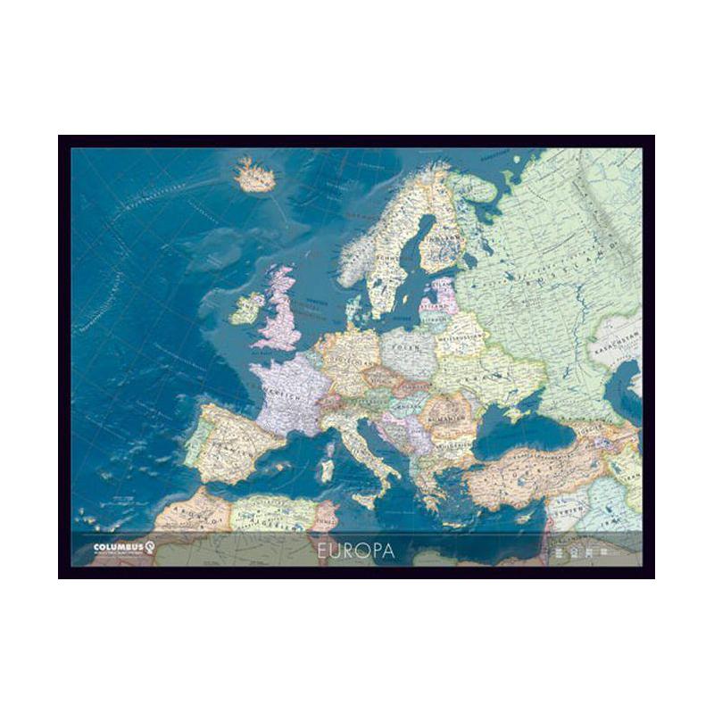Columbus Continental map Europe