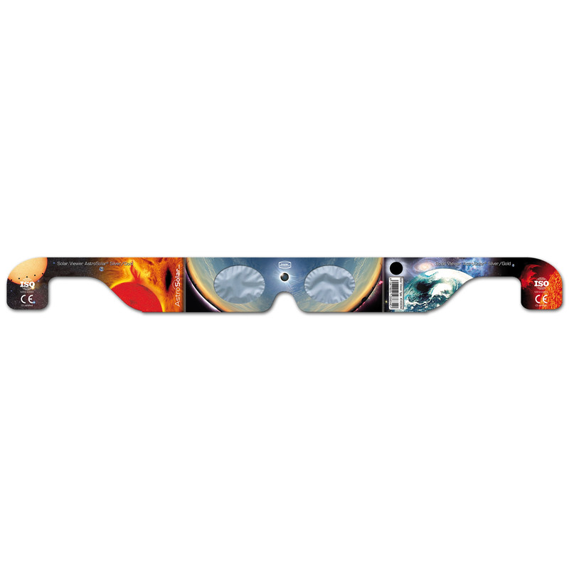 Baader Solar Eclipse Glasses Sofi Solar Viewer AstroSolar® Silver/Gold, 10 pieces