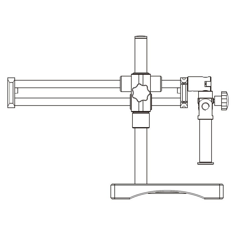 Motic Large horizontal arm stand, Ø32mm column, with base plate