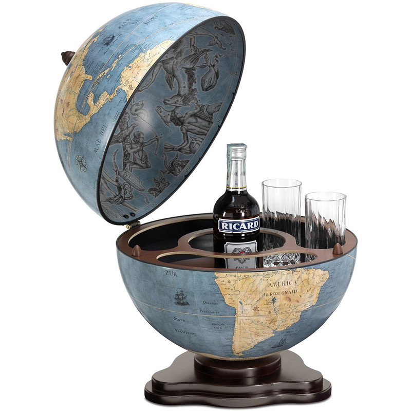 Zoffoli living Globe Bar Galileo Blue Dust 40cm
