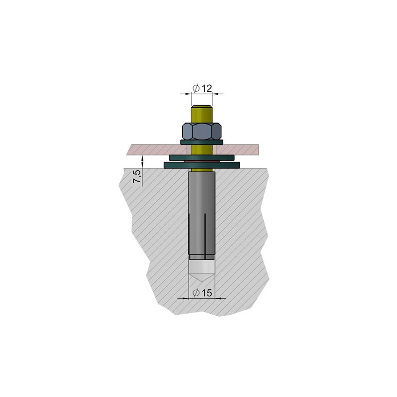 euro EMC Anchoring set 1 for observatory pier P300
