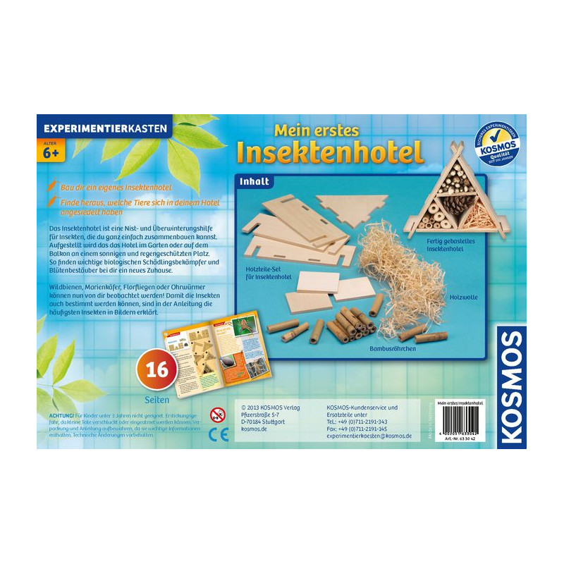 Kosmos Verlag Kosmos Publishers- My First Insect Hotel (in German)