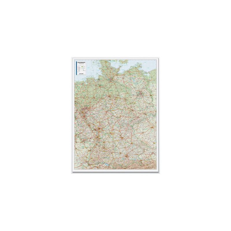 Bacher Verlag road map Germany 1:500.000 laminated