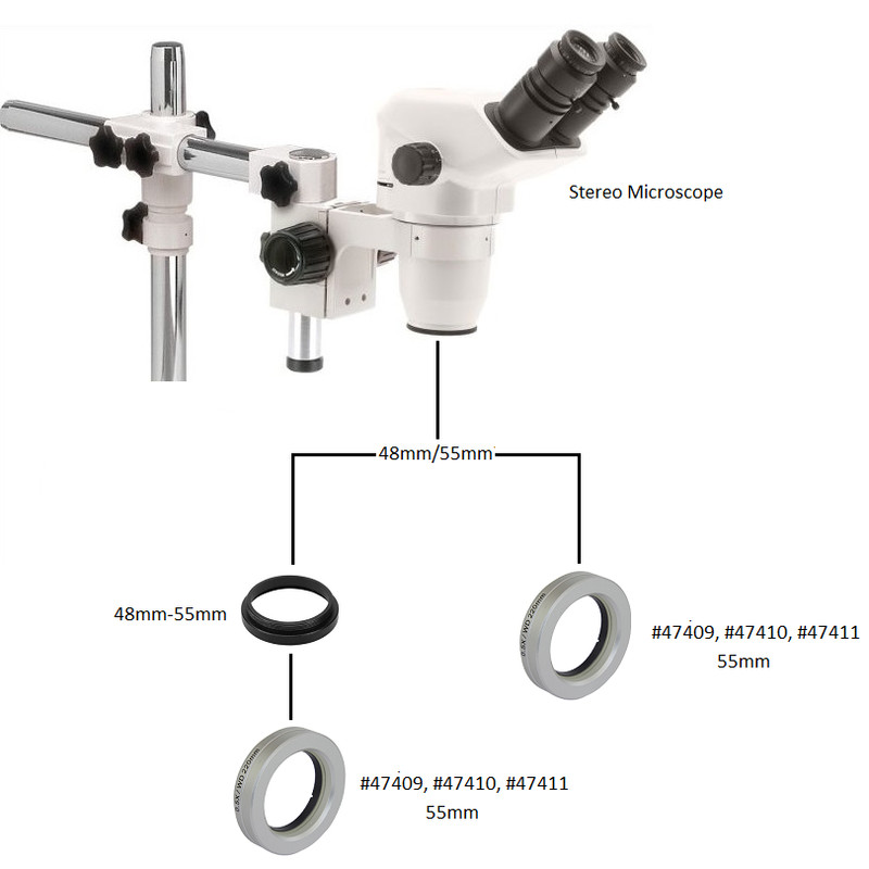 Omegon Objective microscope telecompressor 0.5X