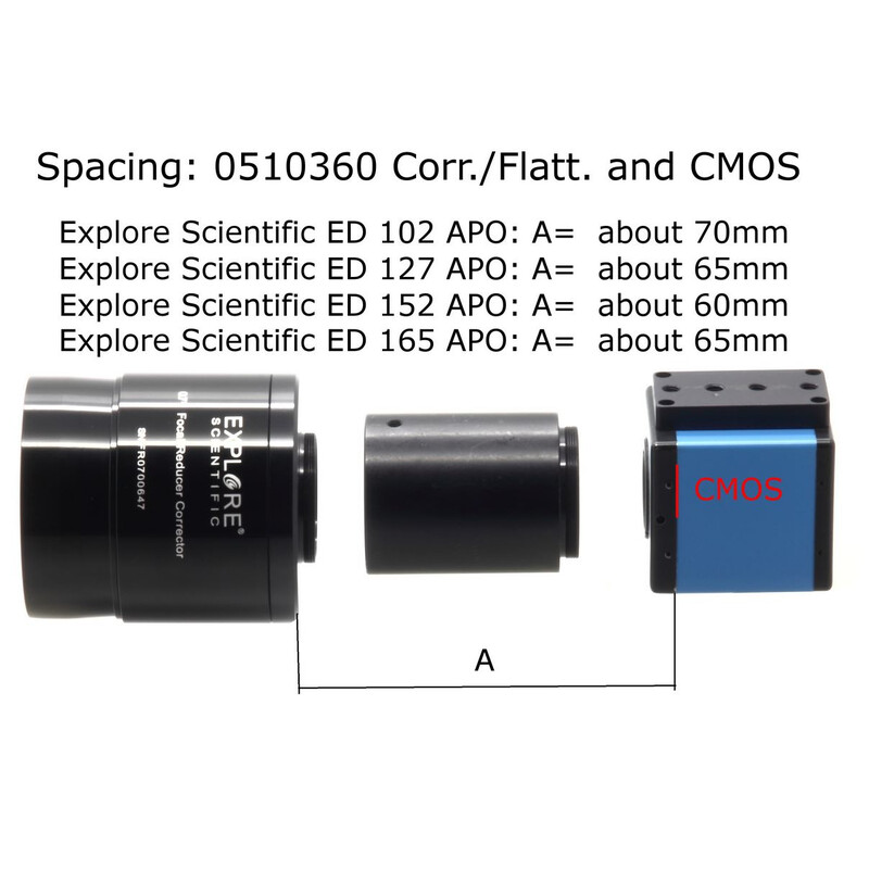 Explore Scientific Reducer/Corrector 3" 0.7x