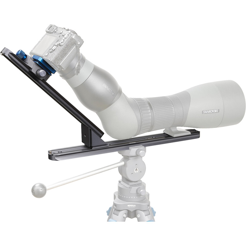 Novoflex Camera bracket QPL-SCOPE A digiscoping support for angled eyepiece spotting scopes