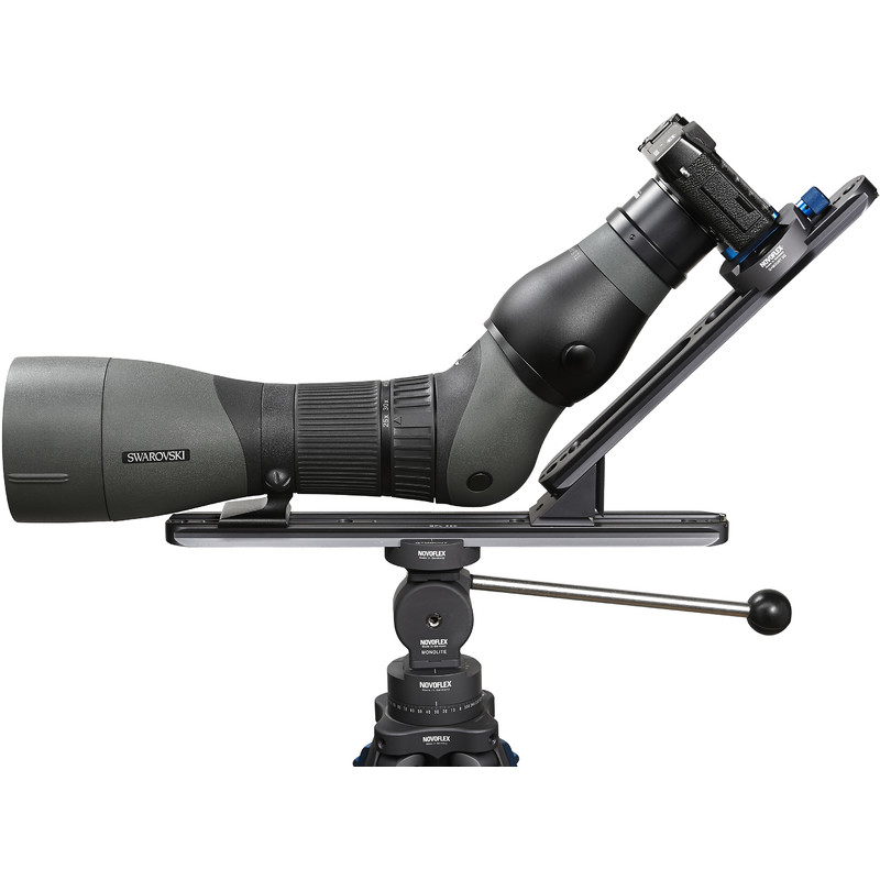 Novoflex Camera bracket QPL-SCOPE A digiscoping support for angled eyepiece spotting scopes